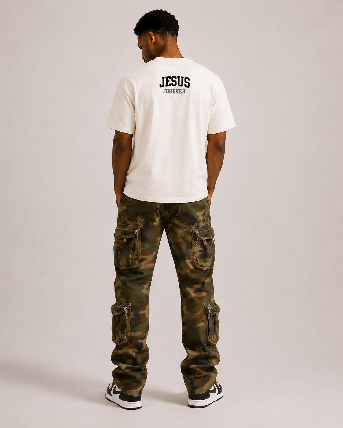 Jesus Forever Authentic Tee Black